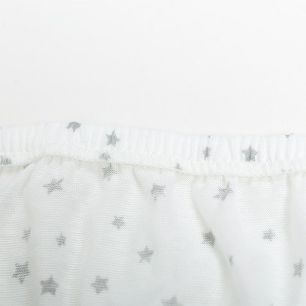 【ELLE】綿天竺くるみ仕様星柄レギュラーショーツ