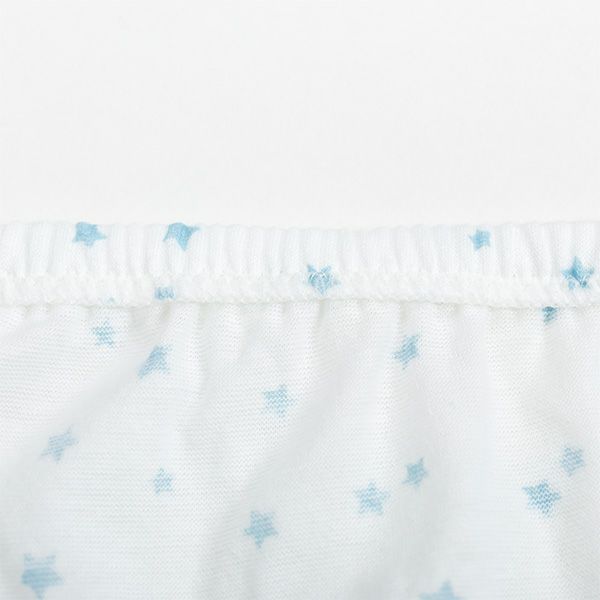 【ELLE】綿天竺くるみ仕様星柄レギュラーショーツ