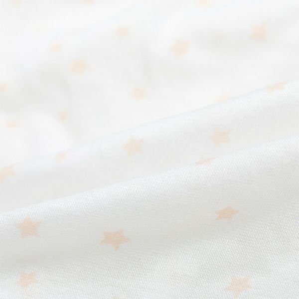 【ELLE】綿天竺くるみ仕様星柄レギュラーショーツ