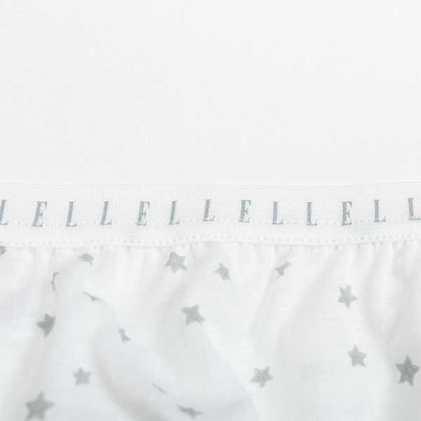 【ELLE】綿天竺ELLEゴム仕様星柄レギュラーショーツ